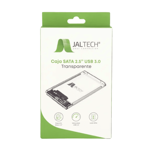 CAJA SATA 2.5"USB 3.0 TRANSPARENTE