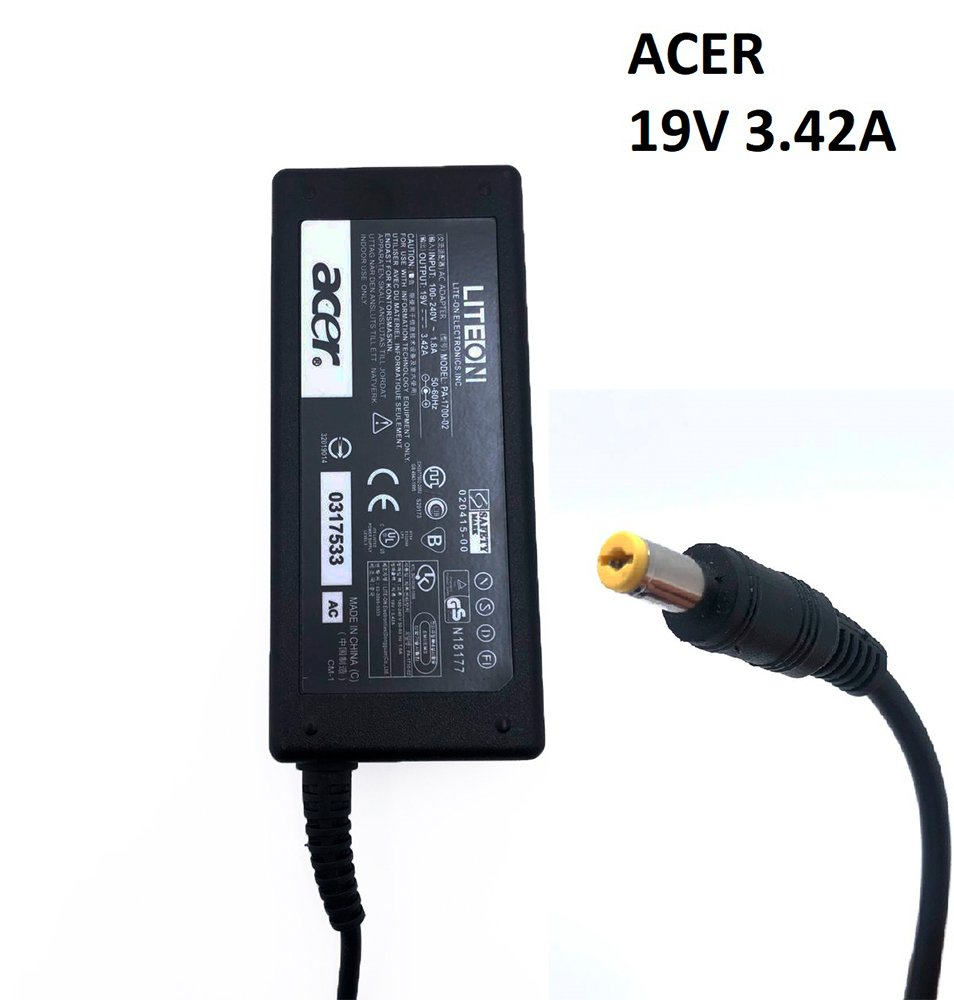 CARGADOR PARA ACER 19V 3.42A 65W