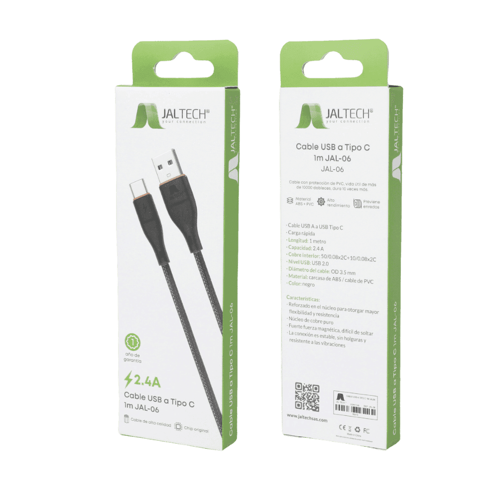 CABLE USB A TPO C 1M JAL06