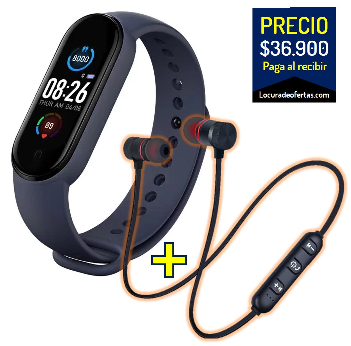 COMBO EXTREME SMART BAND + AUDIFONOS