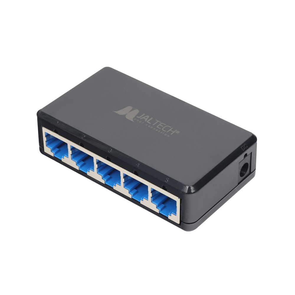 SWITCH 5 PUERTOS BASE 1000-JAL-S51000