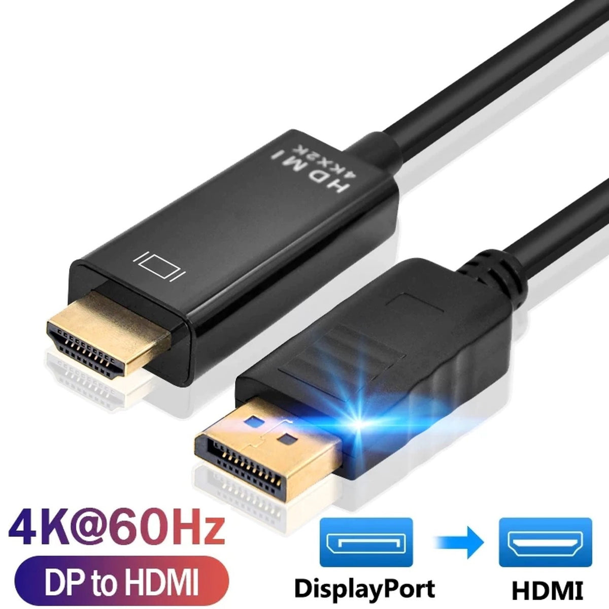 DP TO HDMI 4K CABLE 1.8M