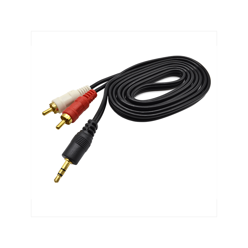 CABLE RCA 2X1 GOLD