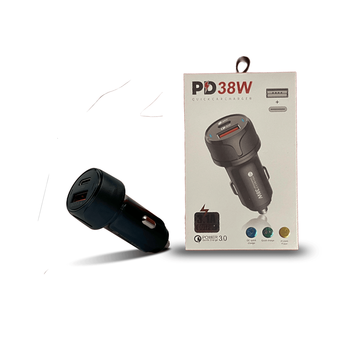 CARGADOR DE CARRO PD 38W ALTA POTENCIA