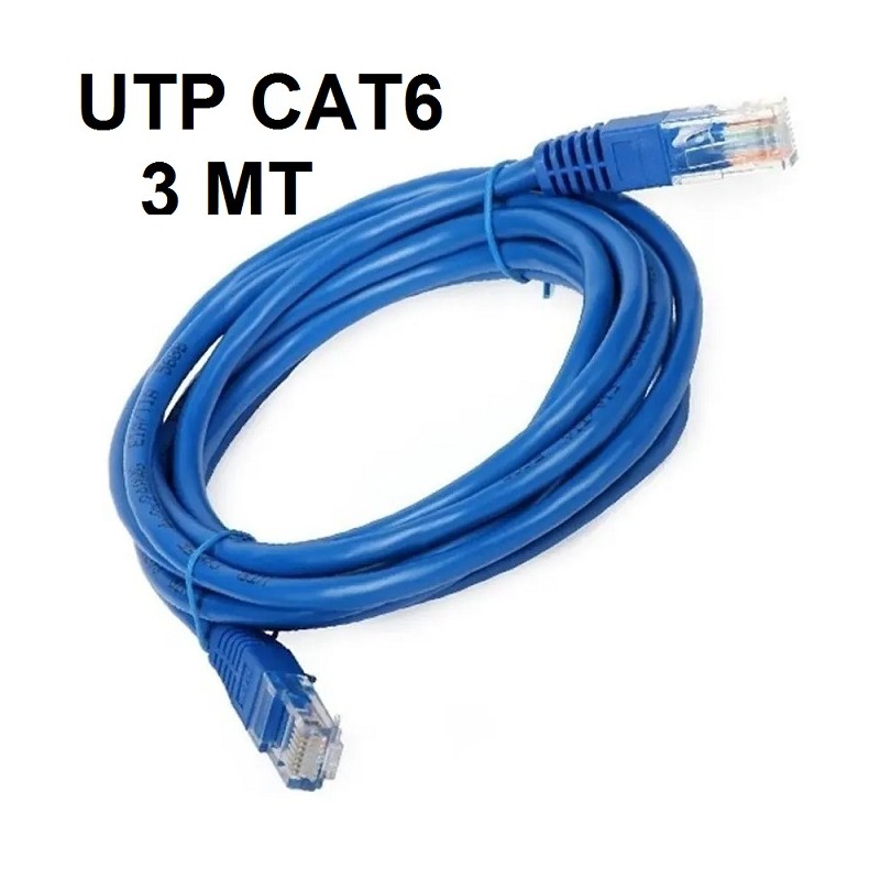 CABLE DE RED CERTIFICADO 3 METROS