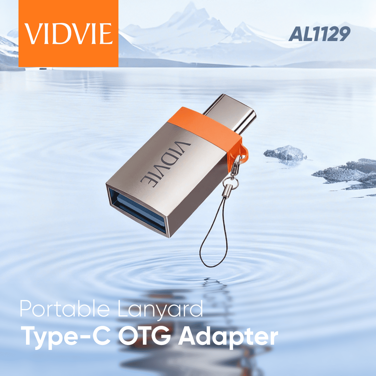 PORTABLE LANYARD TYPE-C A OTG ADAPTER
