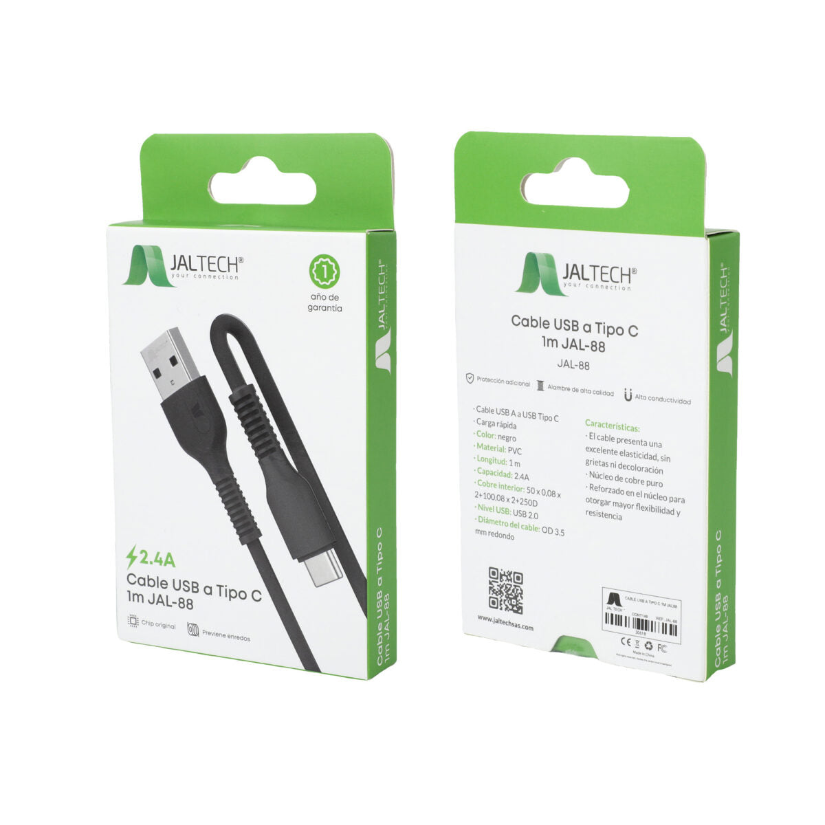 CABLE USB A TIPO C 1M JAL 88
