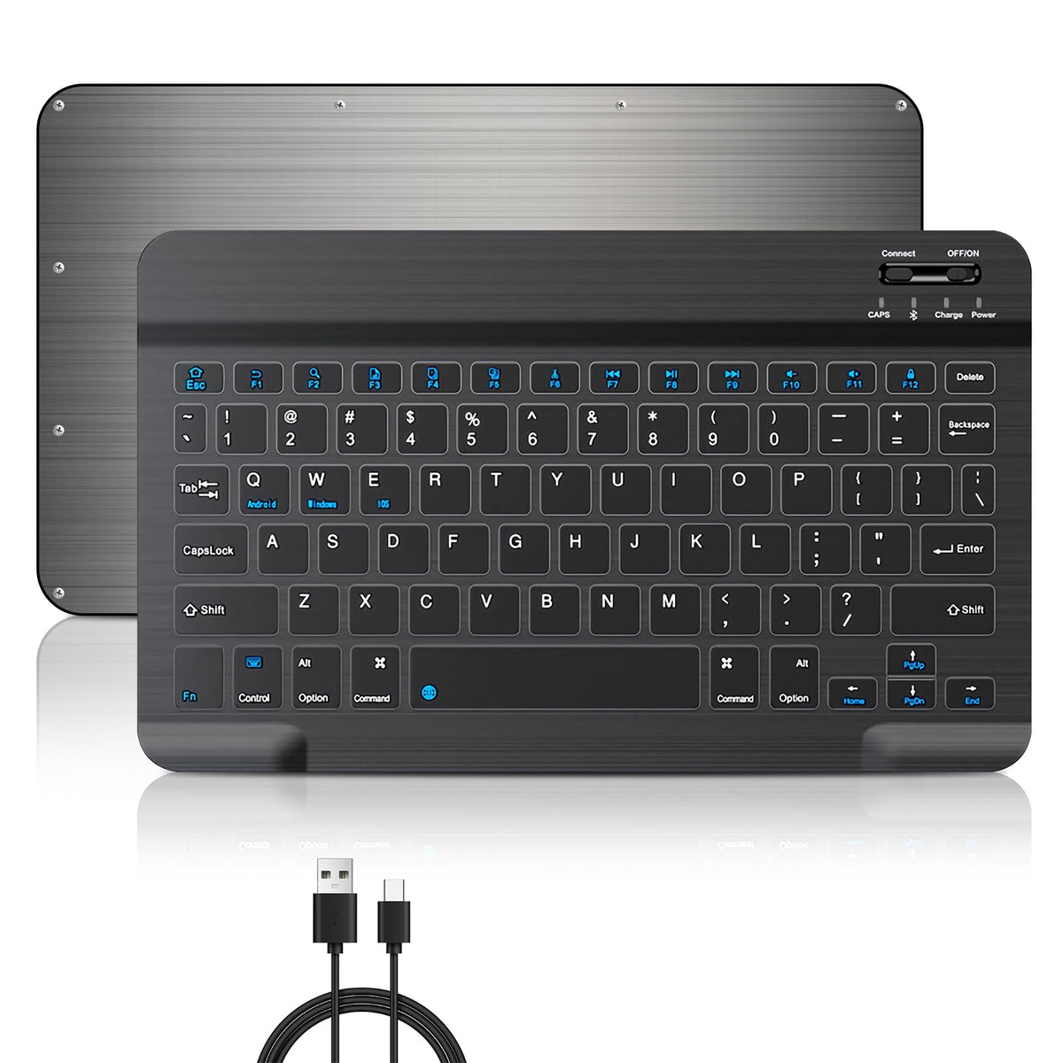 TECLADO PORTABLE COMPATIBLE CON IOS Y WINDOWS 092025