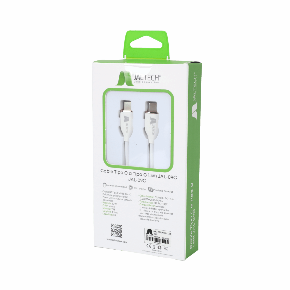CABLE TIPO C A TIPO C 1M JAL 09C