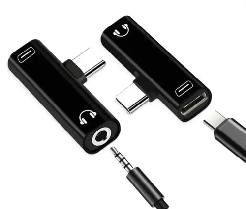 ADAPTADOR TIPO C A 3.5MM + CARGA JBCO