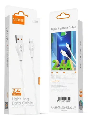 VIDVIE CABLE USB A LIGHTING