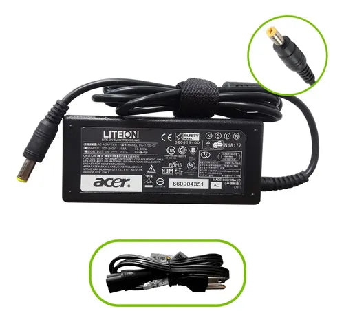 CARGADOR PARA ACER 19V 2.37A 45W