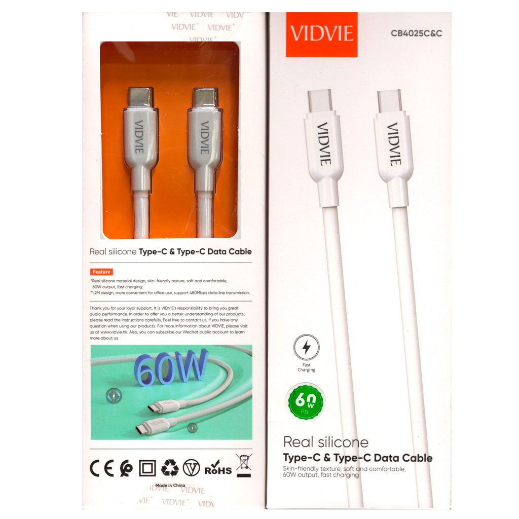 VIDVIE CABLE USB A TIPO C