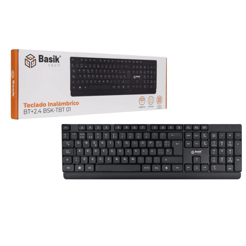 TECLADO INALAMBRICO BT+2.4